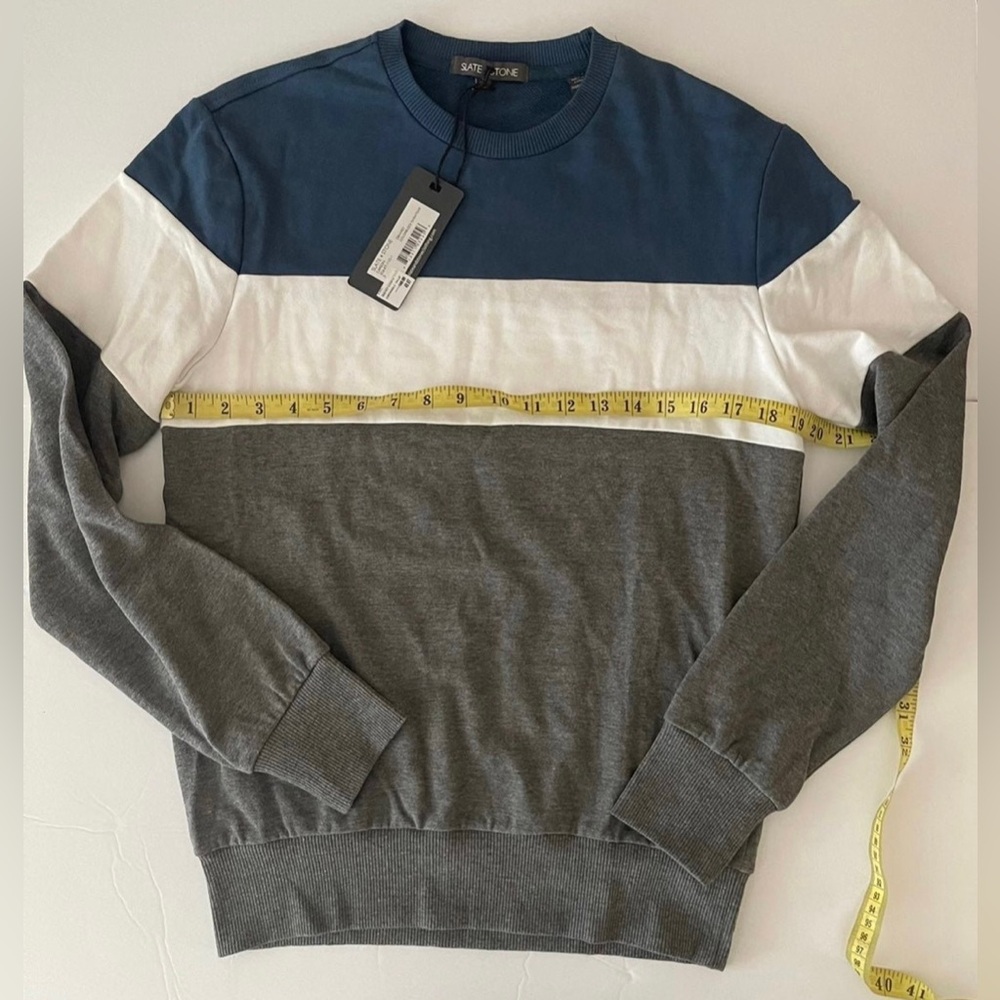 NWT men's sweatshirt/pullover Slate&Stone (S) MSRP $148